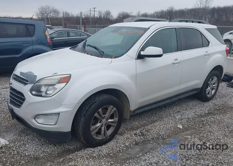2016 Chevrolet Equinox Lt z USA, uszkodzony, nr VIN 2GNALCEK8G6270075